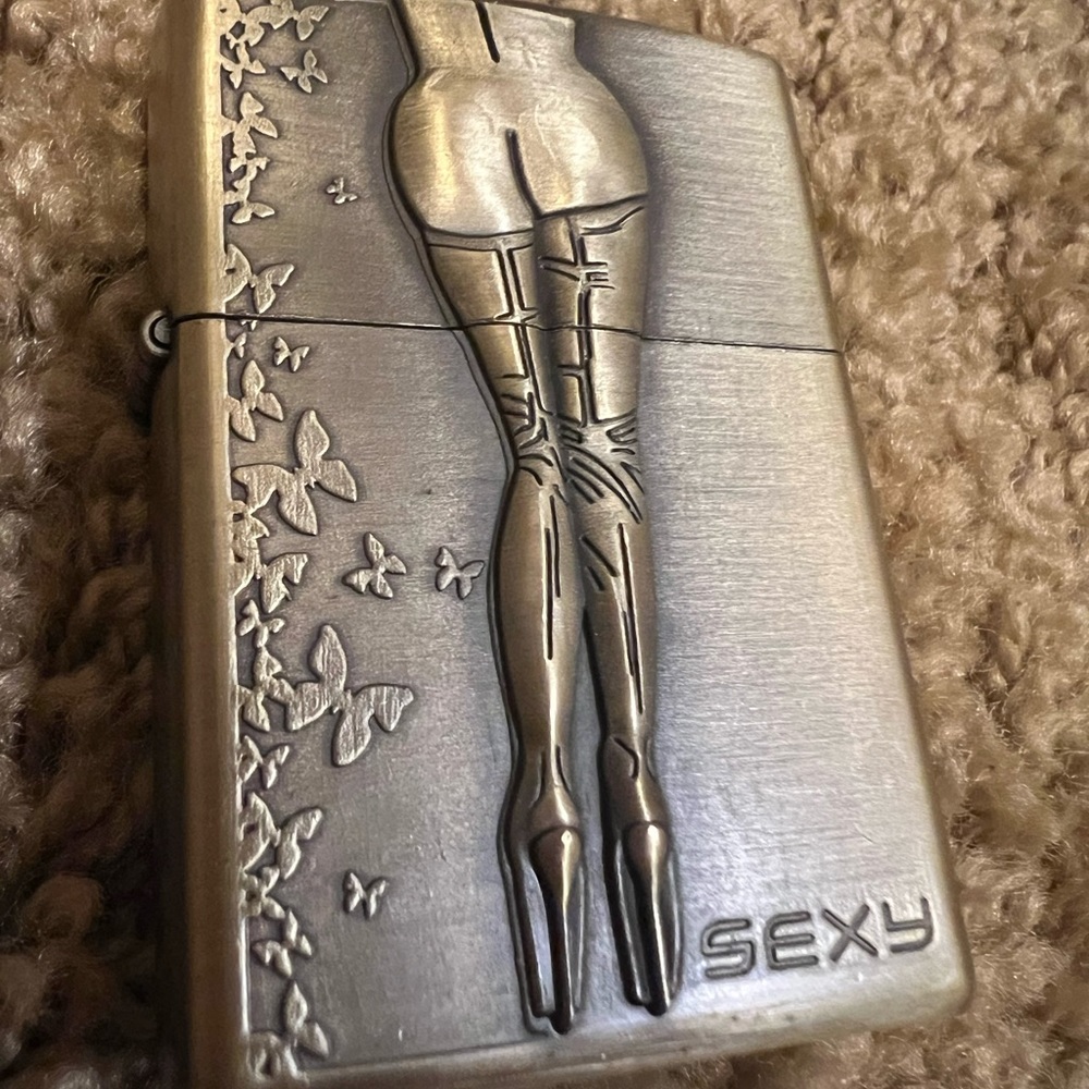 Vintage lighter Maiden